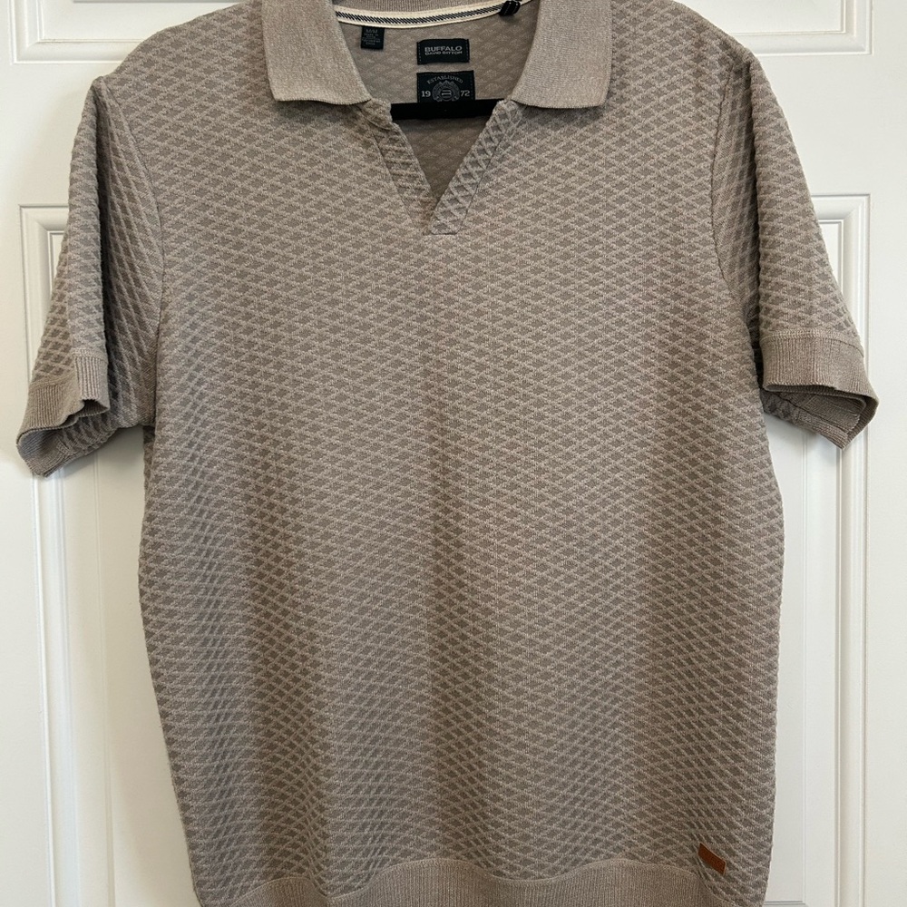 Buffalo David Bitton Beige Polo Shirt